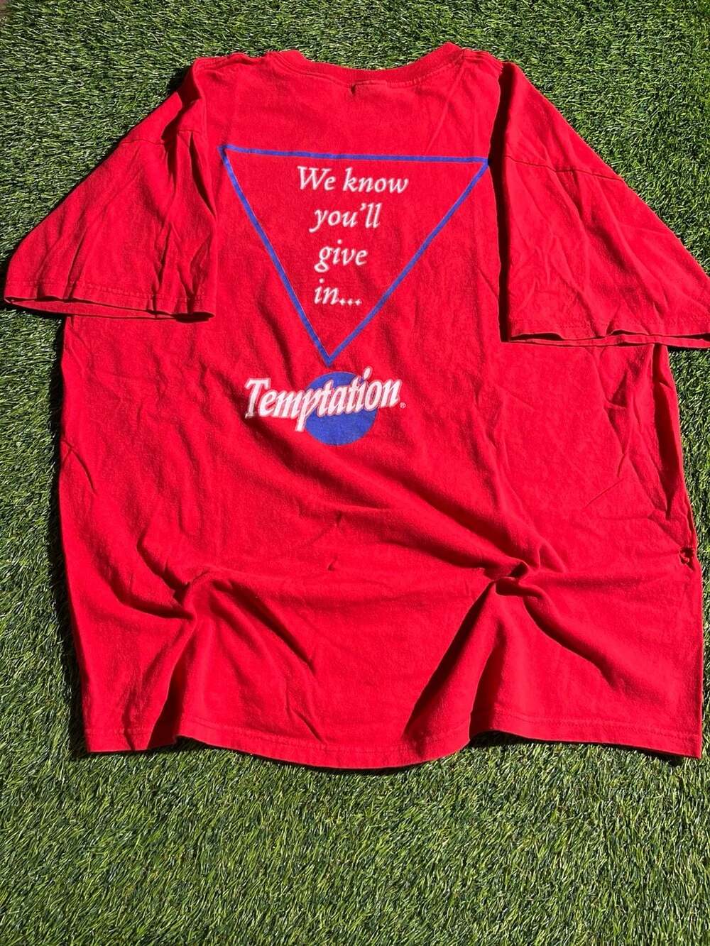 Fruit of the Loom Temptation Belize Brewing T-Shirt Size XL Red